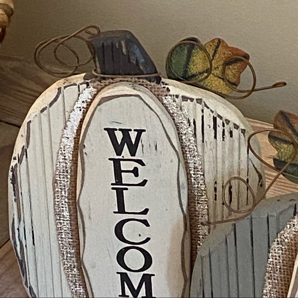 Rustic Pumpkin “Welcome Fall” Set🍂 - Picture 2 of 7